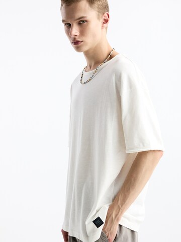T-Shirt Pull&Bear en blanc