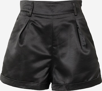 In The Style Loosefit Shorts 'LORNA' in Schwarz: predná strana