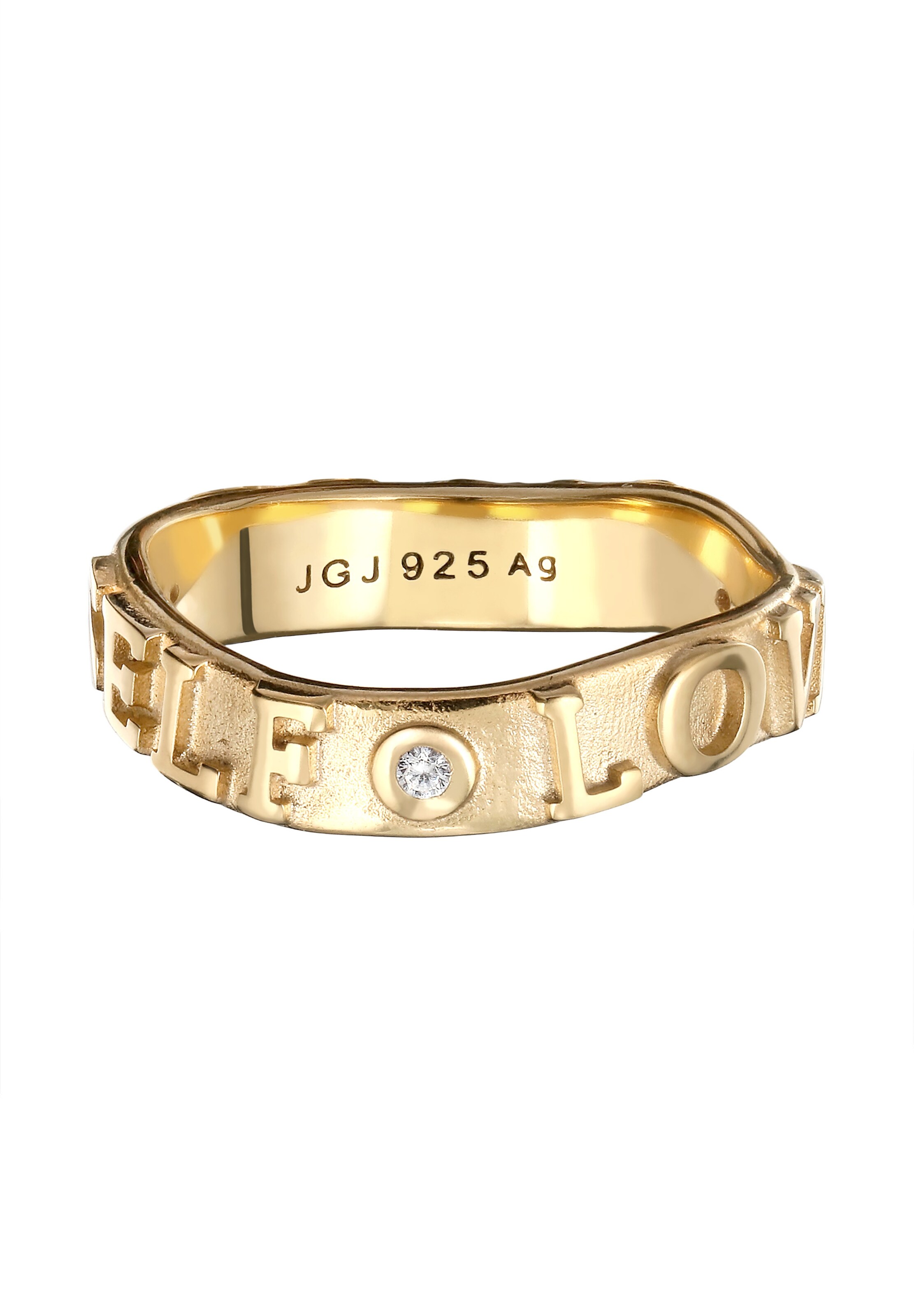 ELLI Ring 'LOVE' in Gold