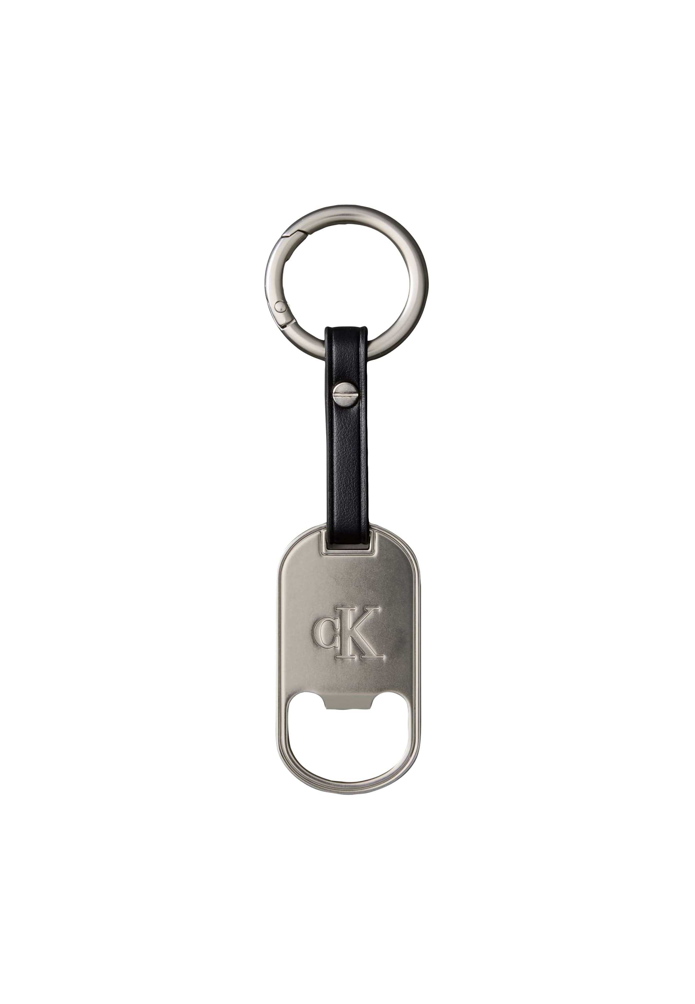 Porte-clés Calvin Klein en noir : devant