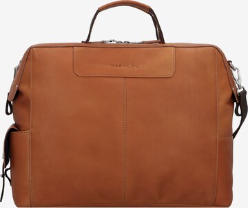 Harold's Document Bag 'Country' in Brown: front