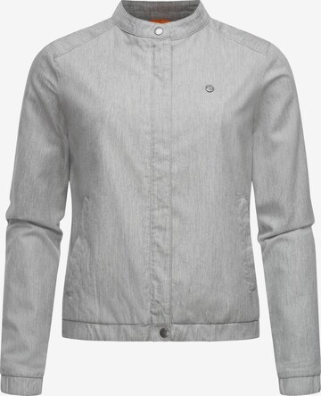 Ragwear Between-Season Jacket 'Malawi' in Grey: front