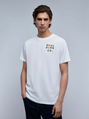 T-Shirt 'Bau Flock' Scalpers en blanc