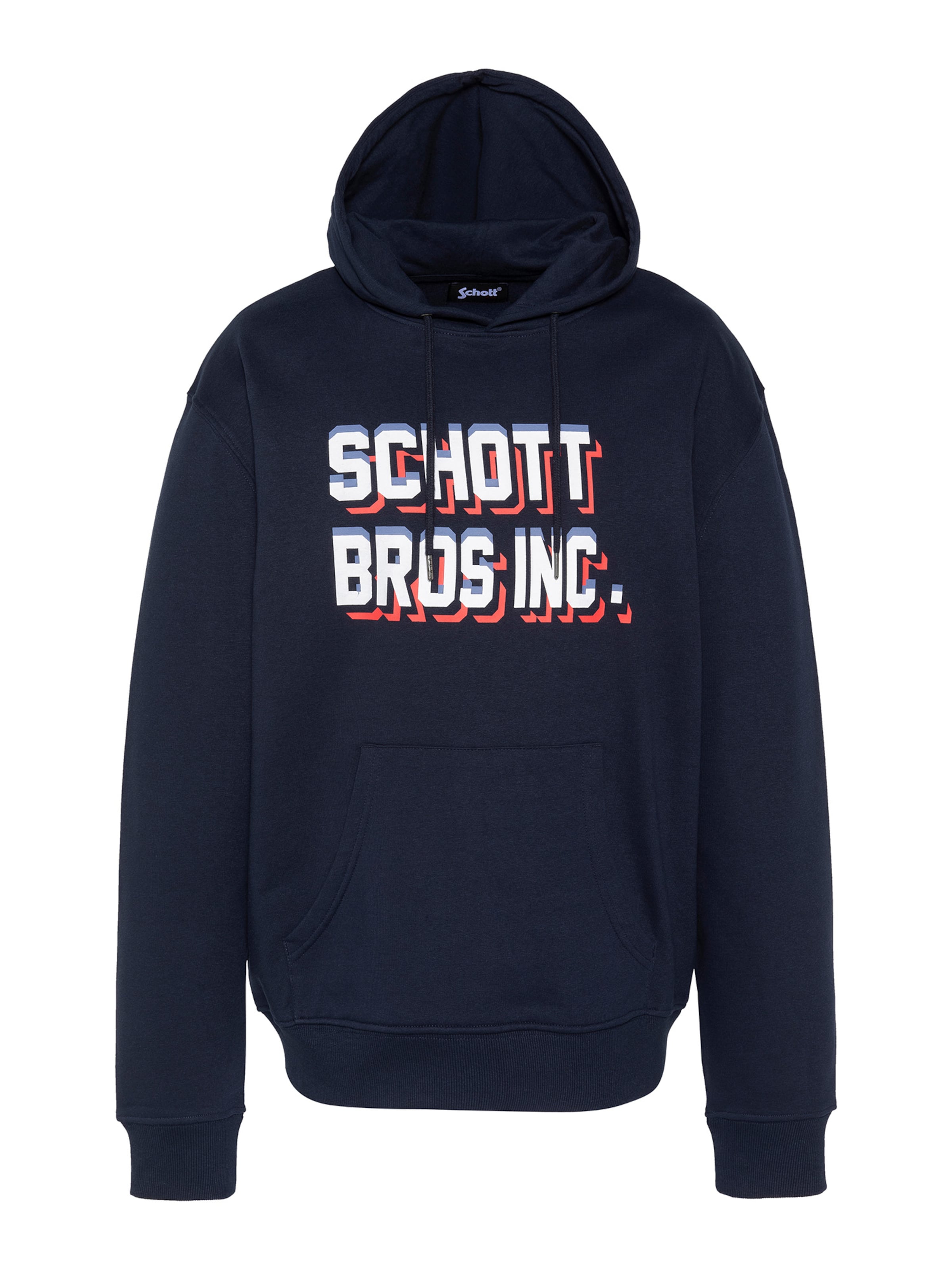 Schott NYC Sweatshirt‌‌ in Blau: Vorderseite