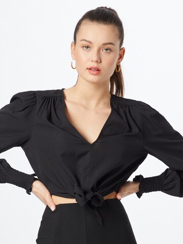 Camicia da donna di PIECES in nero: frontale