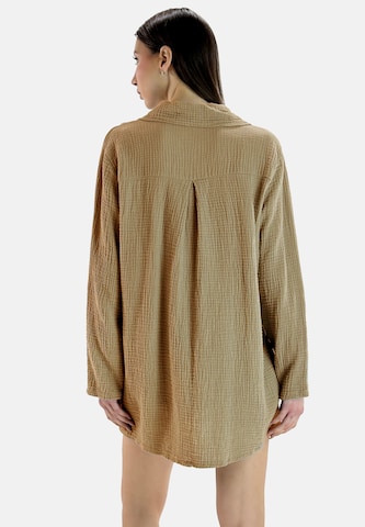 Elara Blouse in Beige