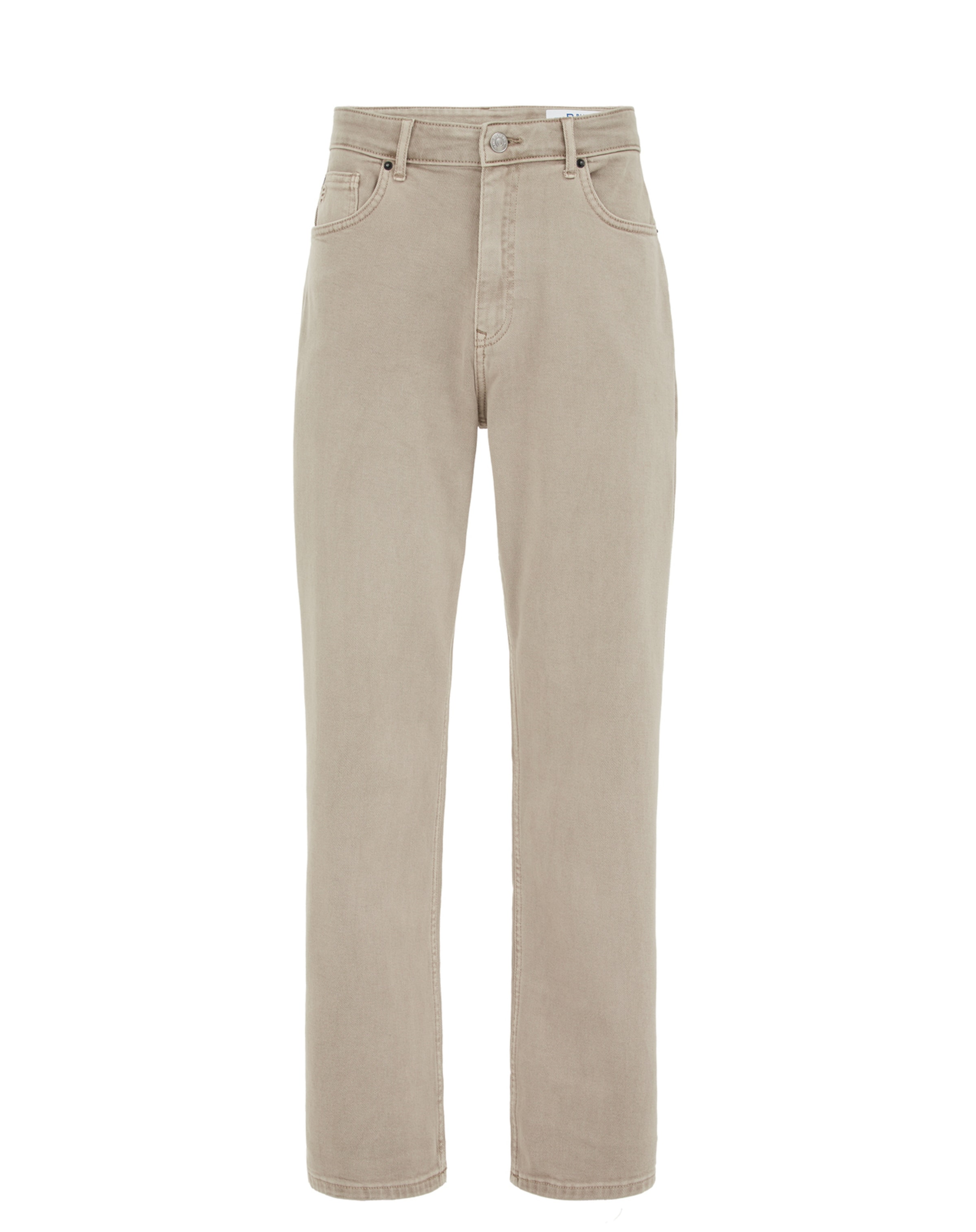 WE Fashion Loosefit Τζιν σε μπεζ: μπροστά