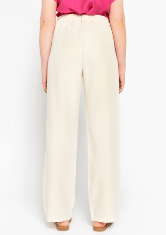 Wide Leg Pantalon à pince LolaLiza en beige