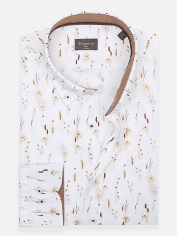 7Camicie Slim Fit Businesshemd‌‌‌‌‌‌‌‌‌‌ in Weiß