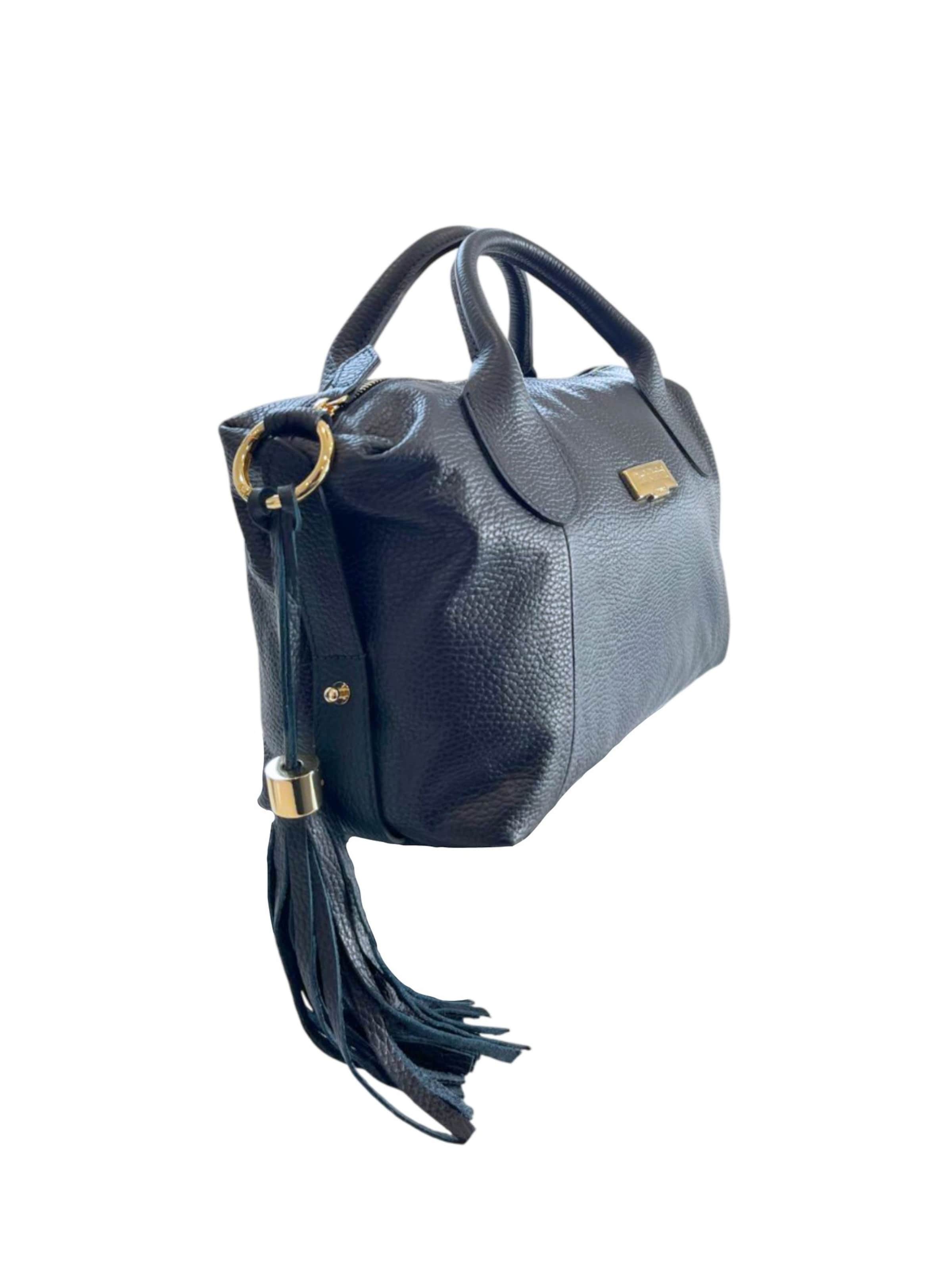 Borsa a mano 'Borsa a Mano Donna Pelle Vacchetta 100% - Modello Lucca Baldinini' di Baldinini Trend in blu