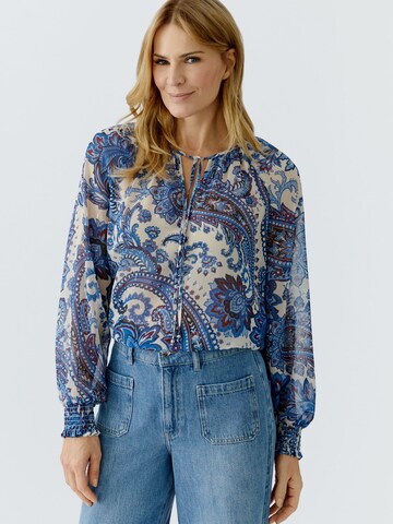 OUI Bluse in Blau: Vorderseite