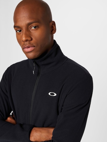 OAKLEY Athletic fleece jacket in Black