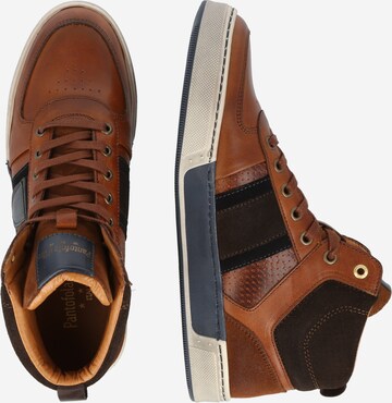PANTOFOLA D'ORO High-Top Sneakers 'Frederico' in Brown