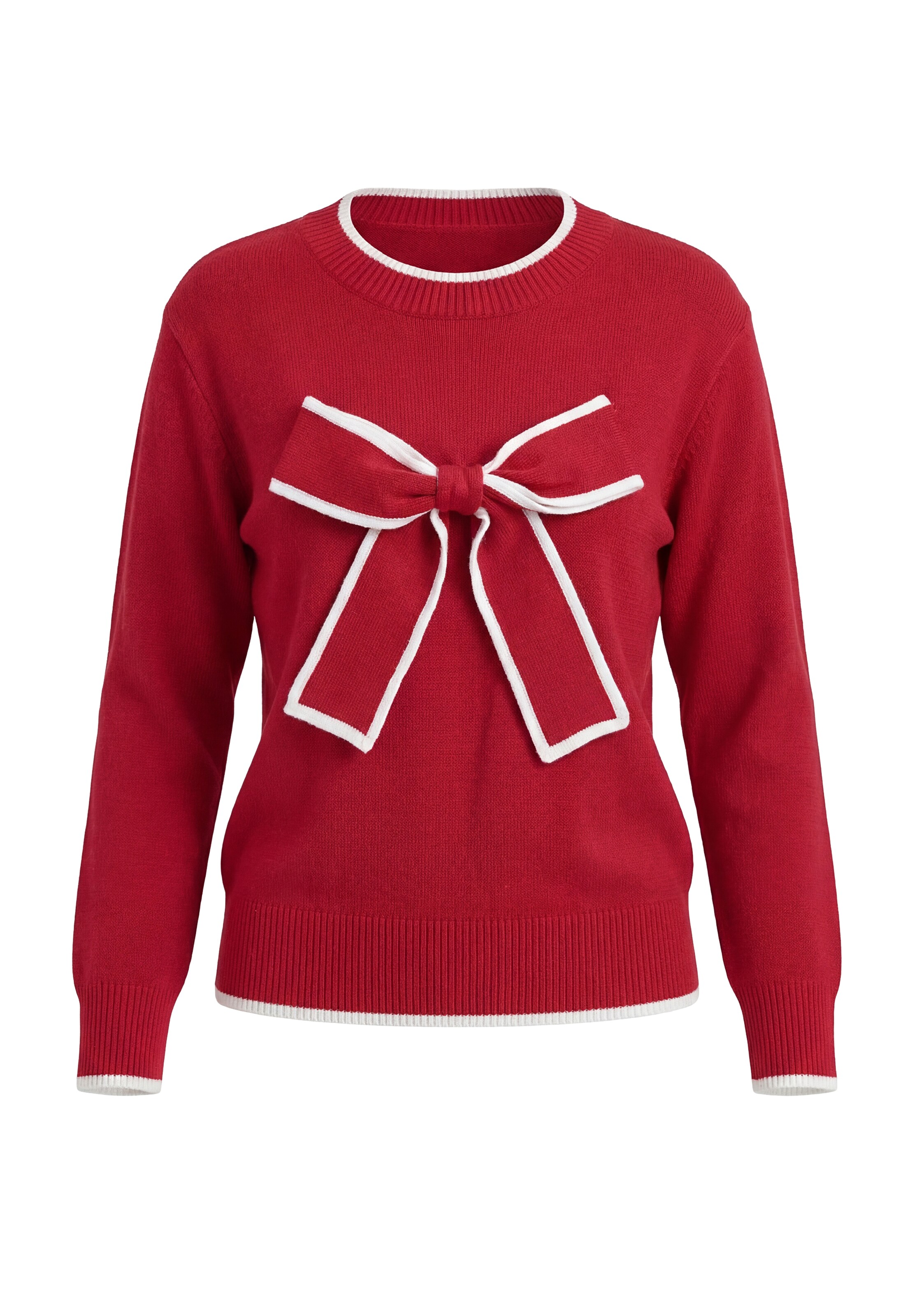faina - Pullover em vermelho: frente