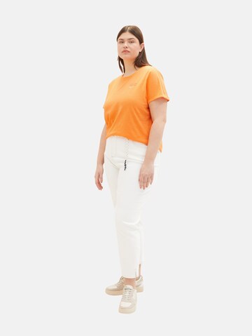 Tom Tailor Women + Tričko - oranžová