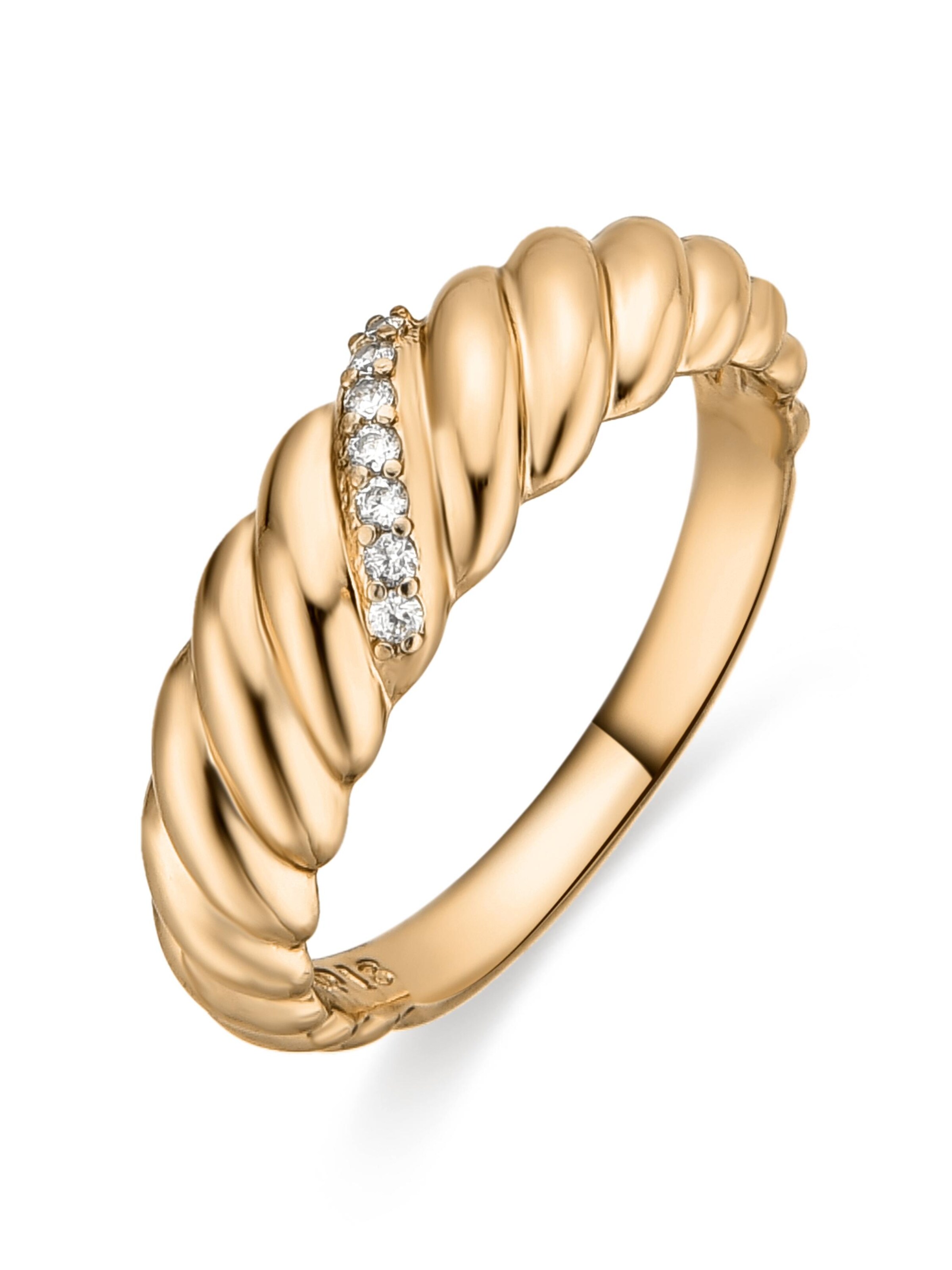 Luxenter Ring 'Bododo'‌‌‌‌‌‌‌ in Beige: Vorderseite