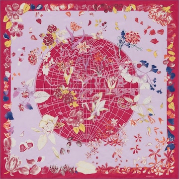 Foulard ' BLOOMING ATLAS ' di Roeckl in lilla: frontale