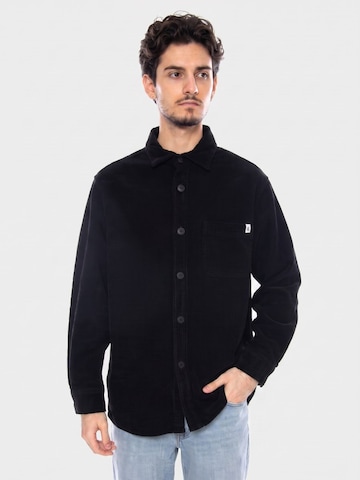 Comfort fit Camicia 'Ander' di EDWIN in nero: frontale