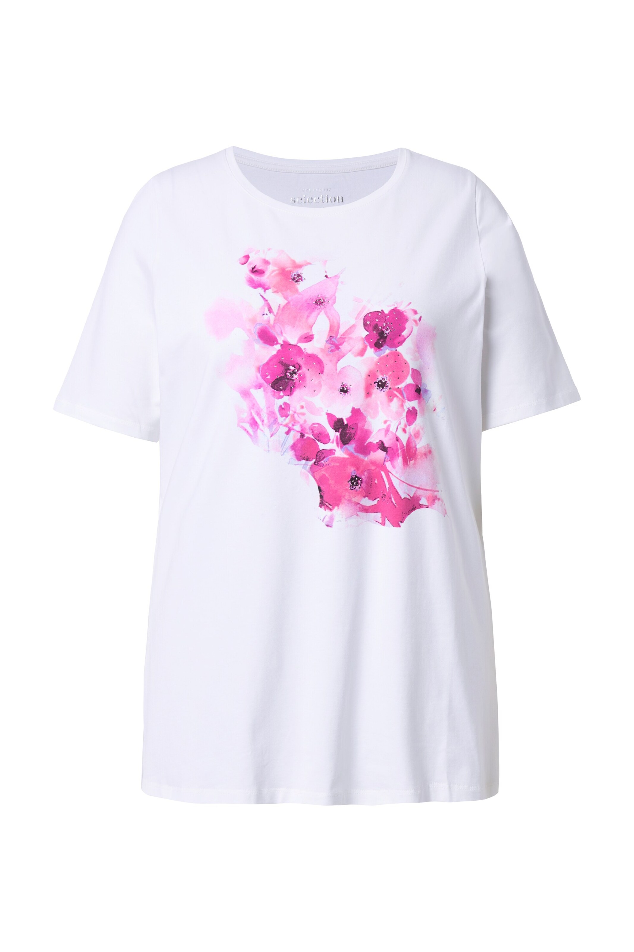 Ulla Popken Shirt in Weiß: Vorderseite