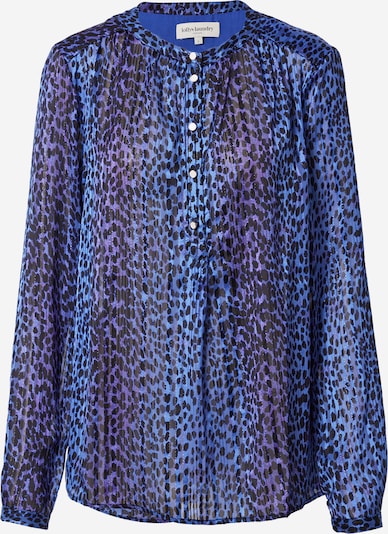 Lollys Laundry Bluse 'Singh' in marine / neonblau / schwarz, Produktansicht