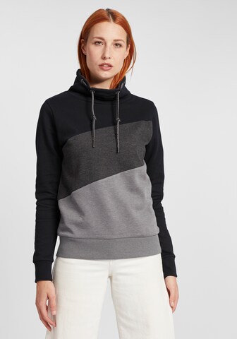 Oxmo Sweatshirt 'Agda' in Grau: Vorderseite