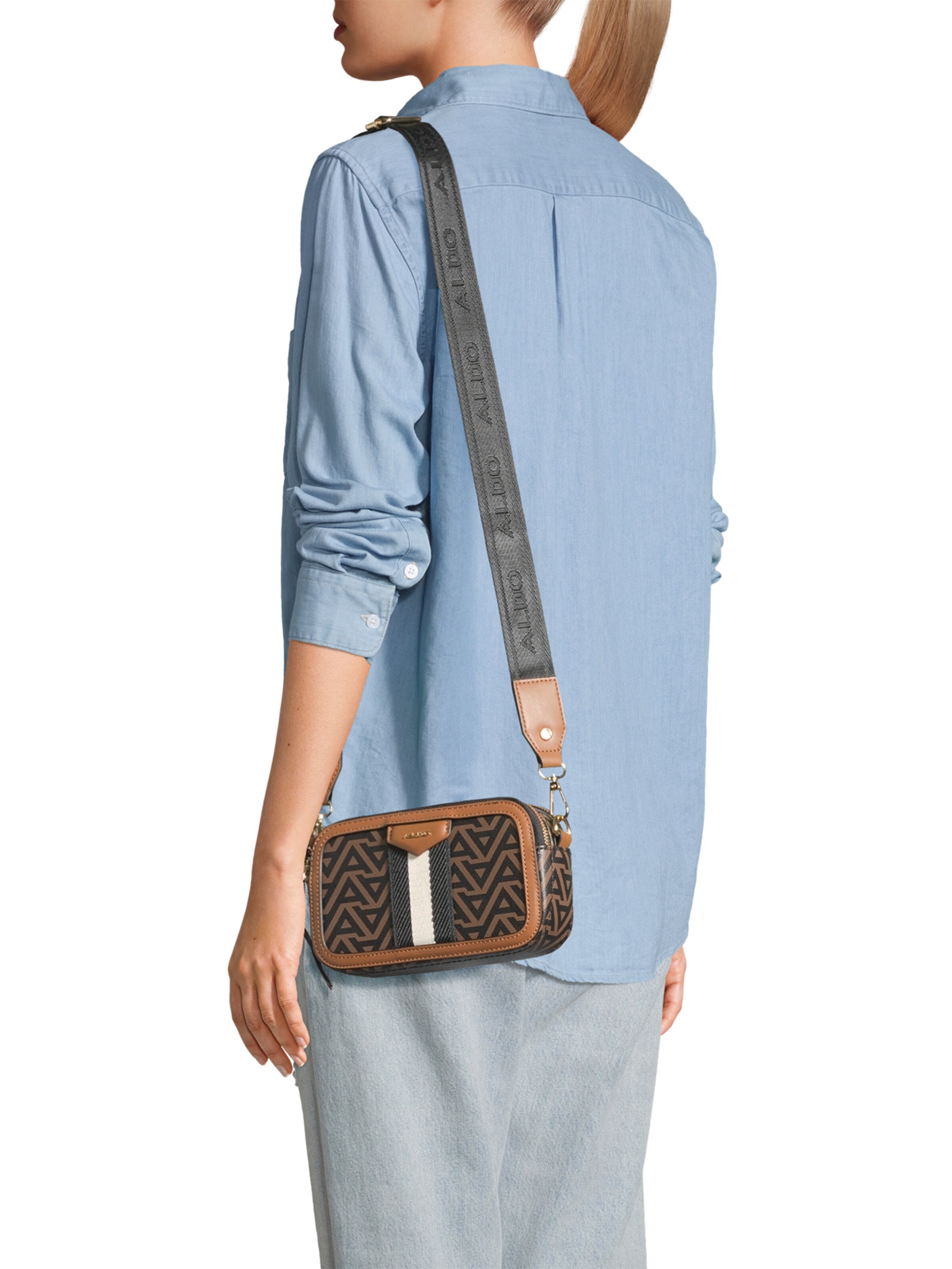 Sac à bandoulière 'MASUMA' ALDO en marron : devant