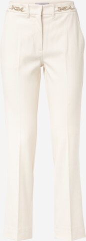 Pantaloni cu dungă 'ODIN' de la Marella pe alb: față