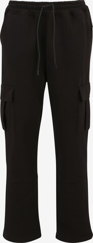 DEF Loose fit Cargo Pants 'Active' in Black: front