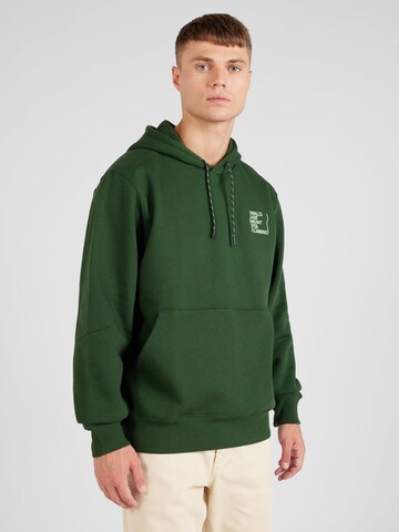 THE NORTH FACE - Sweatshirt de desporto em verde: frente