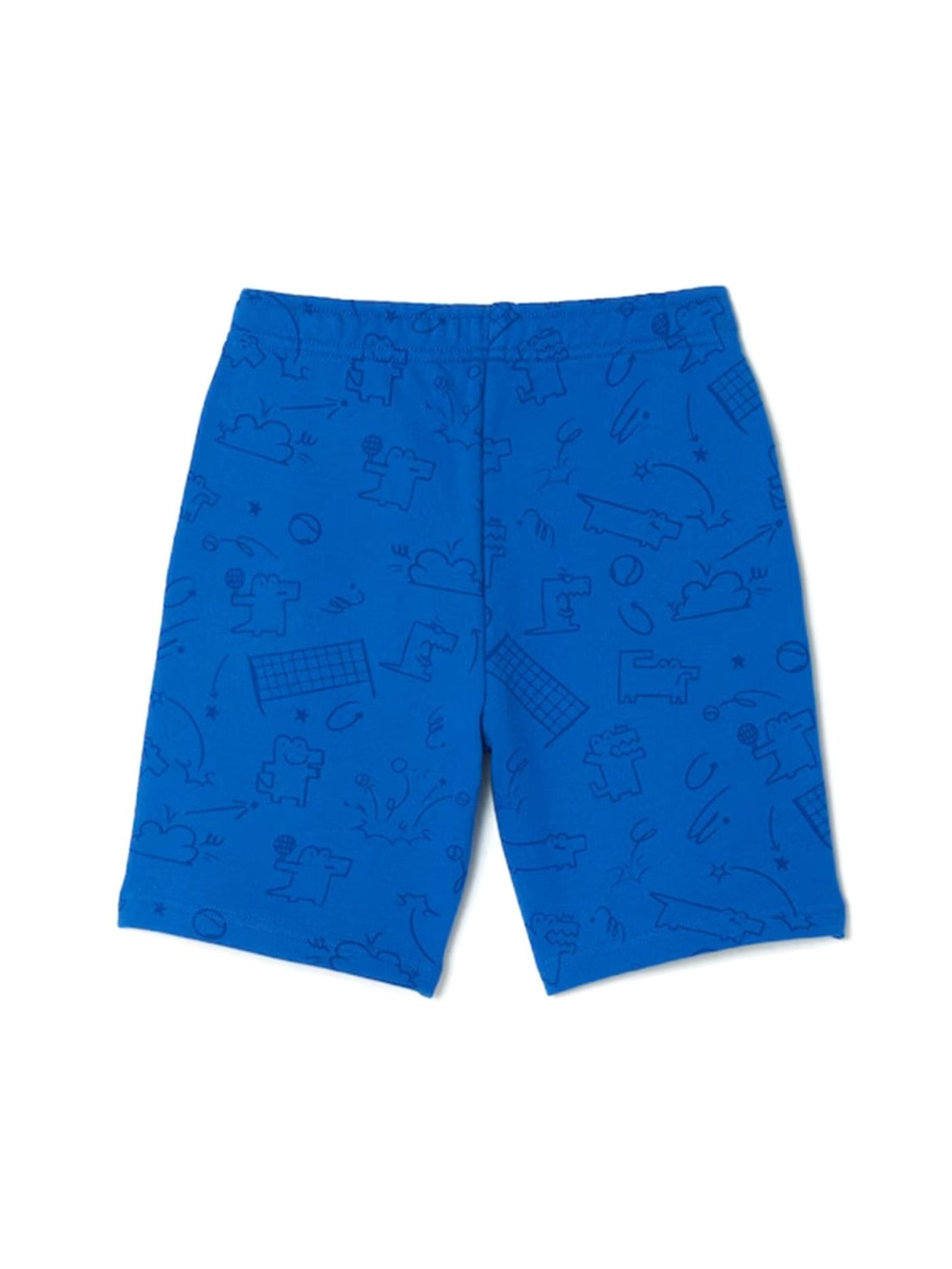 LACOSTE Baggy Trousers 'Shorts IXW Blue' in Blue