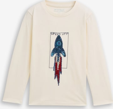 TOM TAILOR Shirt in White: front