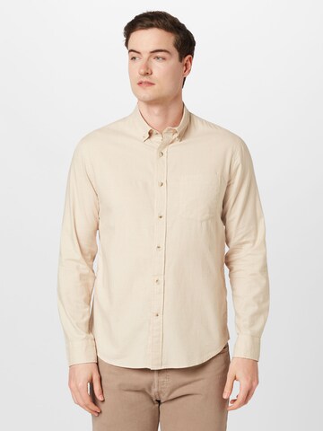 Banana Republic Regular fit Button Up Shirt in Brown: front