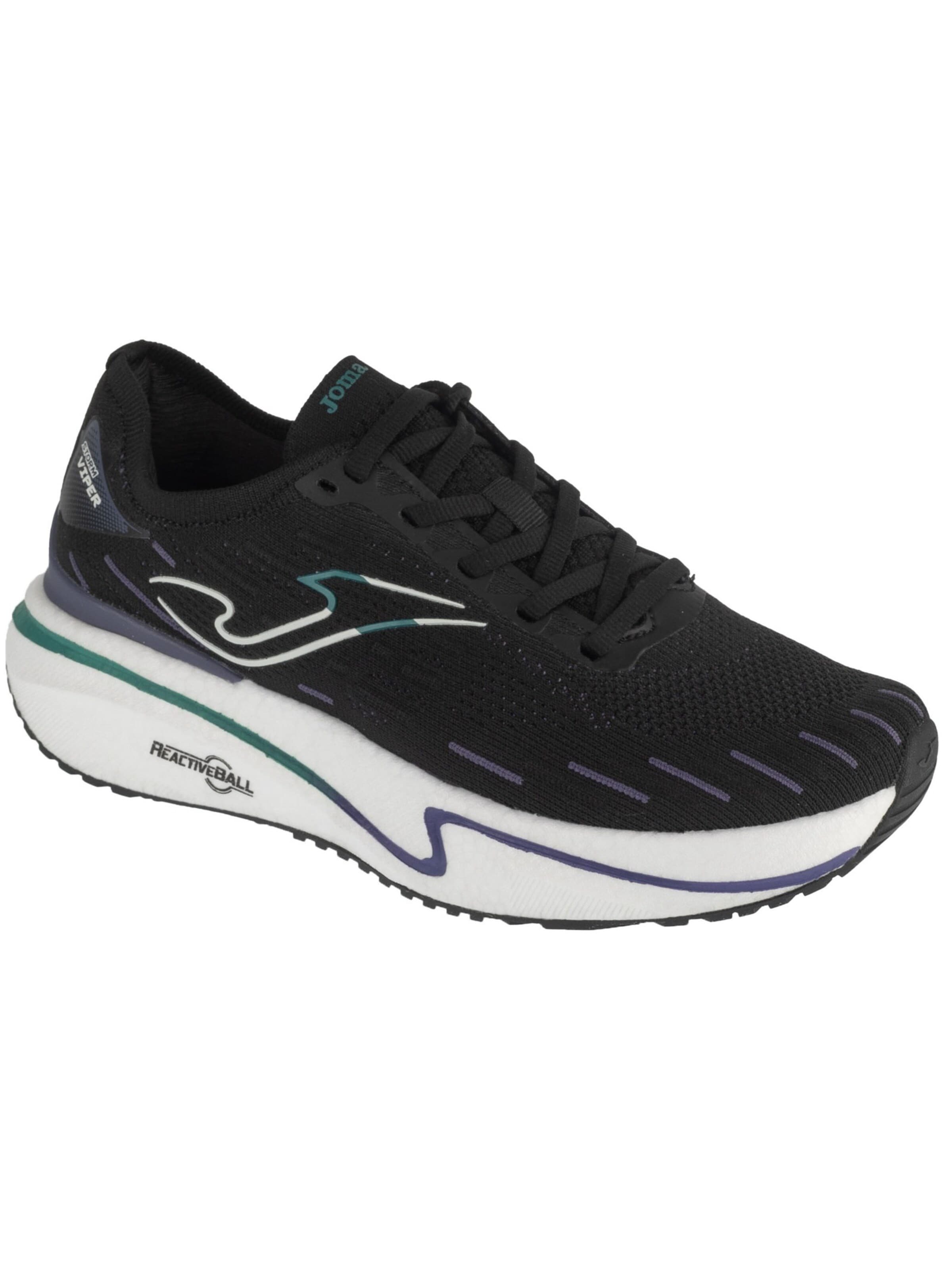 JOMA Running Shoes 'Storm Viper Lady 26 RVIPLS' in Black: front