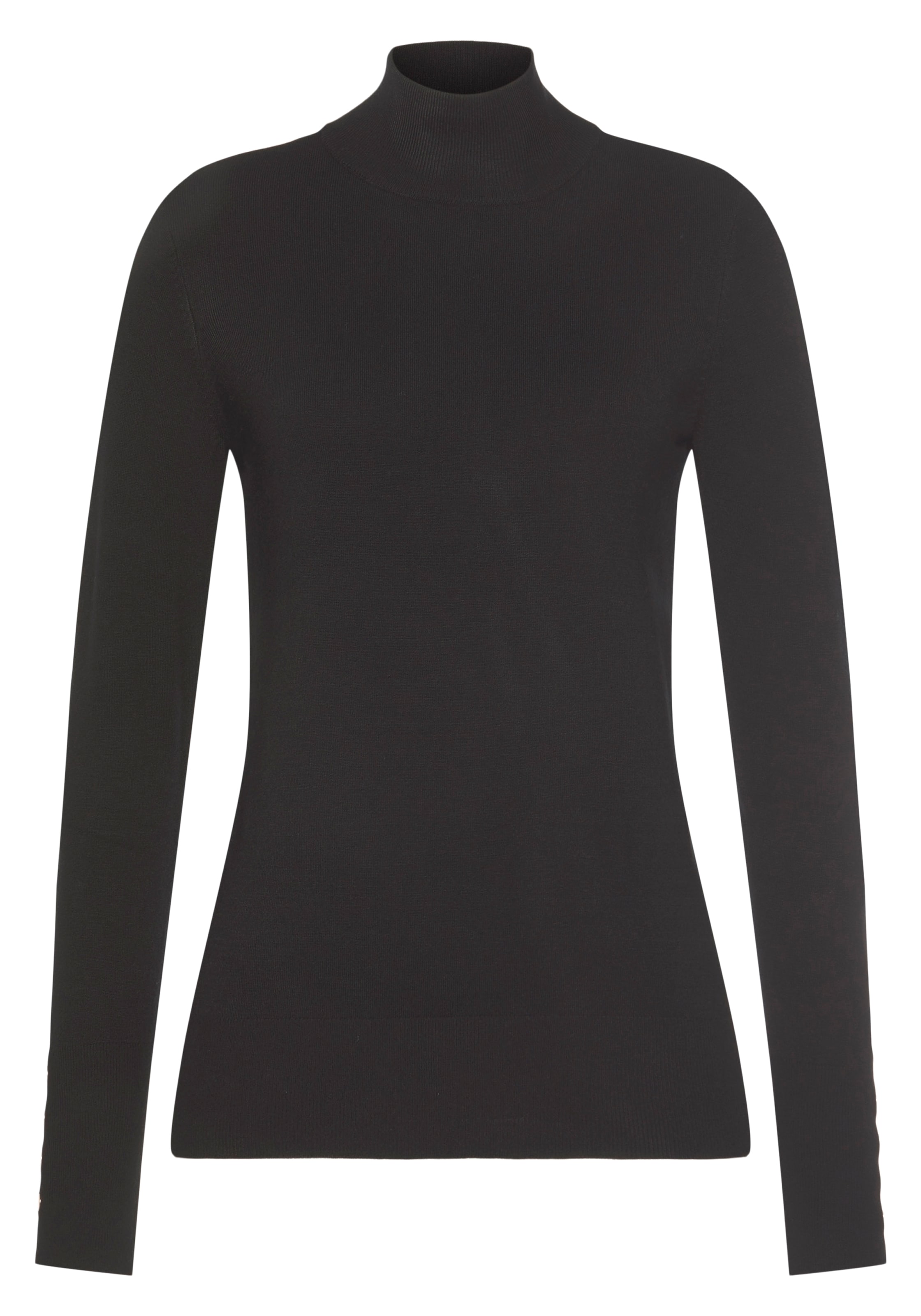 LASCANA Sweater in Black: front