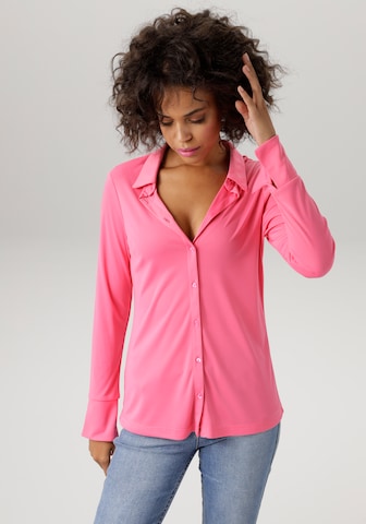 Aniston CASUAL Blouse in Pink: front