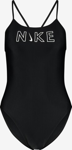 Nike Swim Active Swimsuit in Black: front