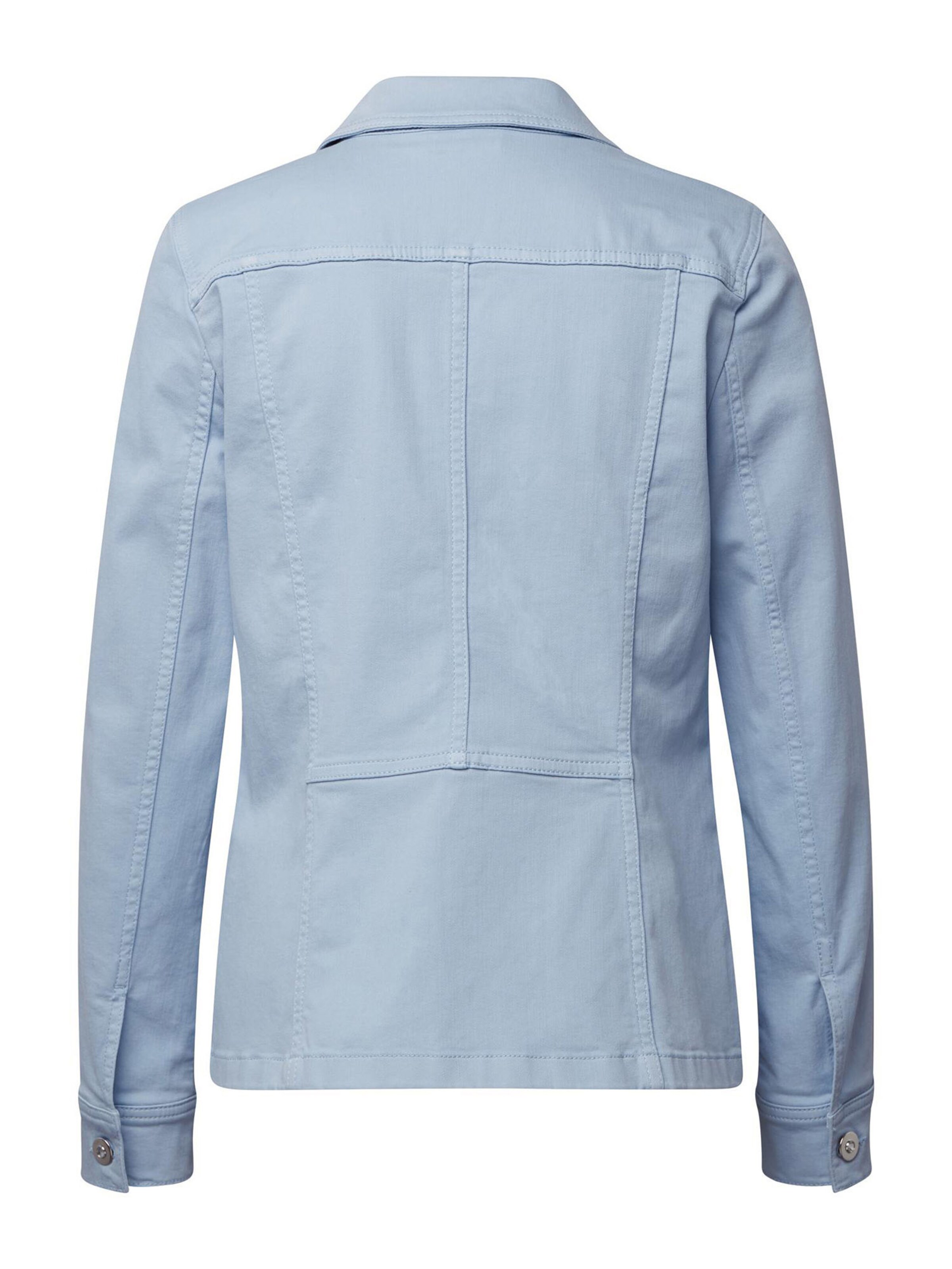 Goldner Übergangsjacke in Blau