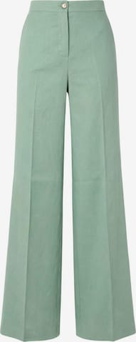 Pantaloni 'PINKO JACOPONE PANTALONE LINO STRETCH PANTALONE' di PINKO in verde: frontale