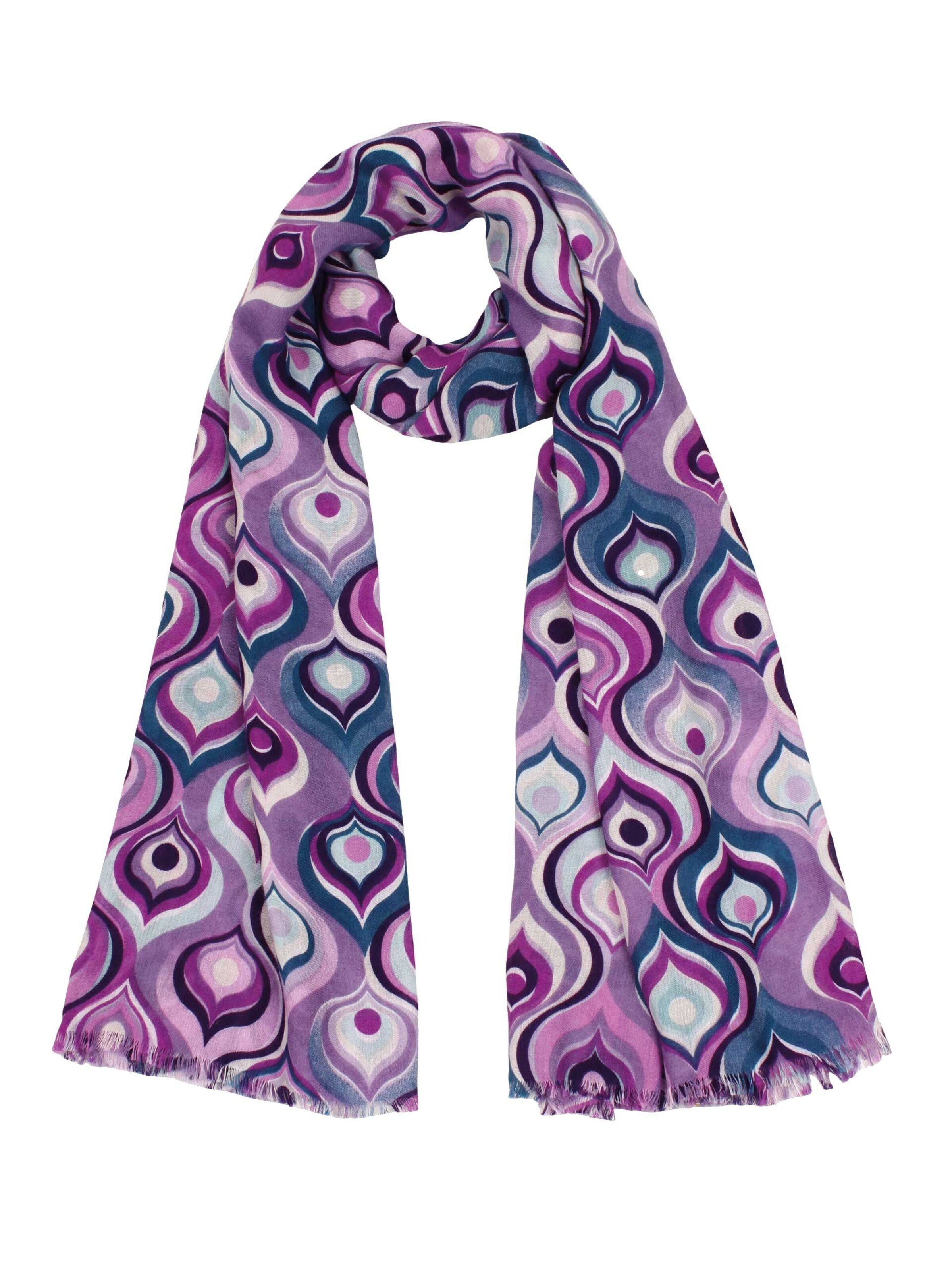 SAMAYA Scarf 'Meighan' in Purple: front