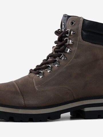 BOGNER Lace-Up Boots 'Courchevel' in Brown