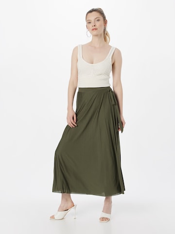 ABOUT YOU Wide Leg Hose 'Levke' in Grau