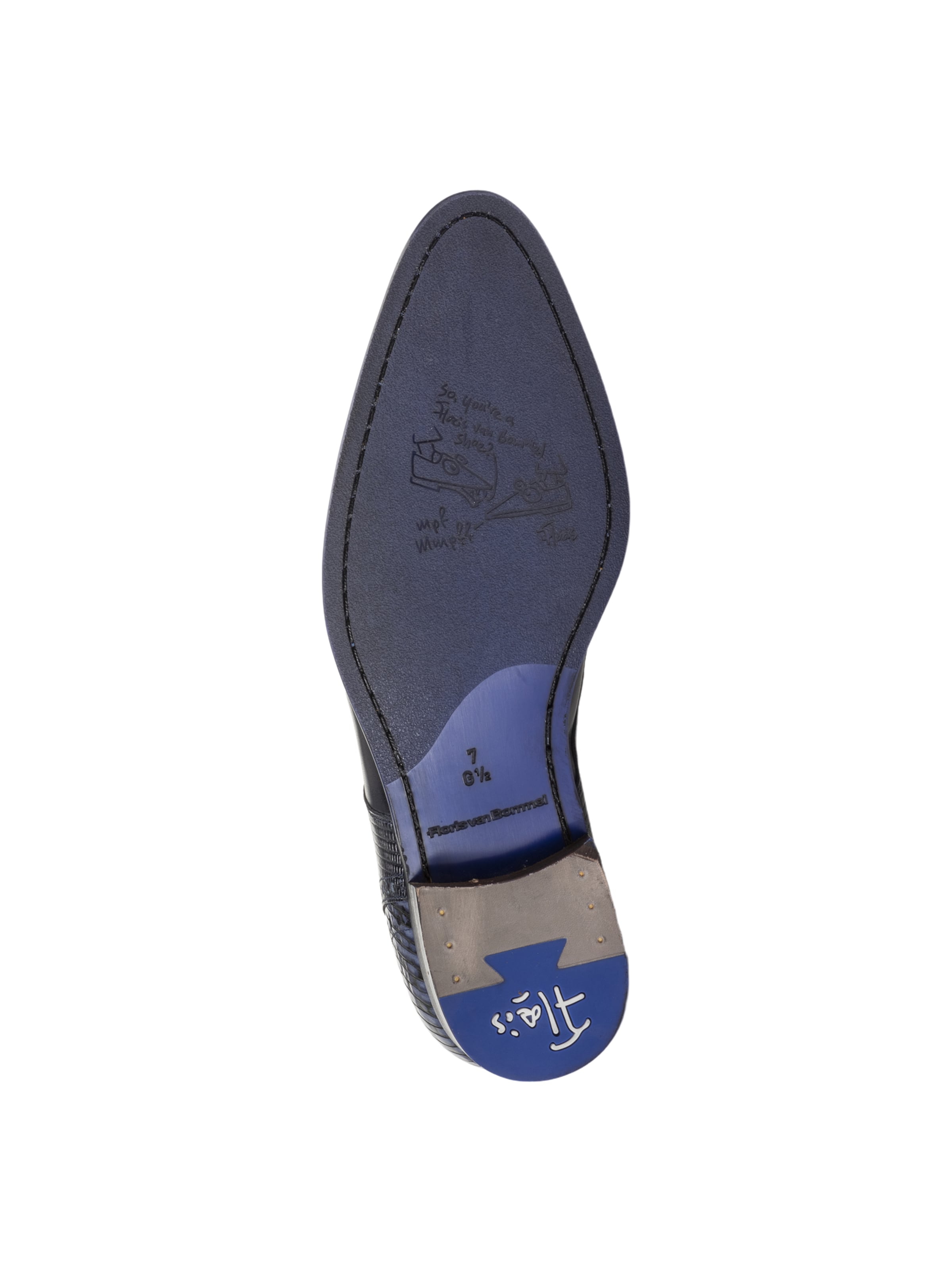 Floris van Bommel Lace-Up Shoes 'DE STAPPER' in Brown