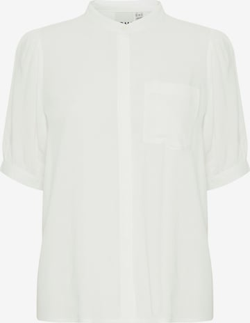 Camicia da donna ' MAIN ' di ICHI in bianco: frontale