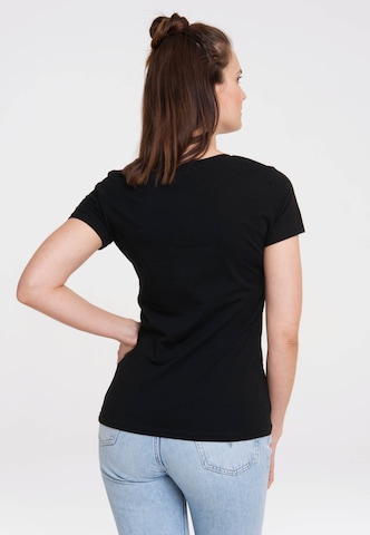 LOGOSHIRT Shirt 'Friends - Logo' in Black
