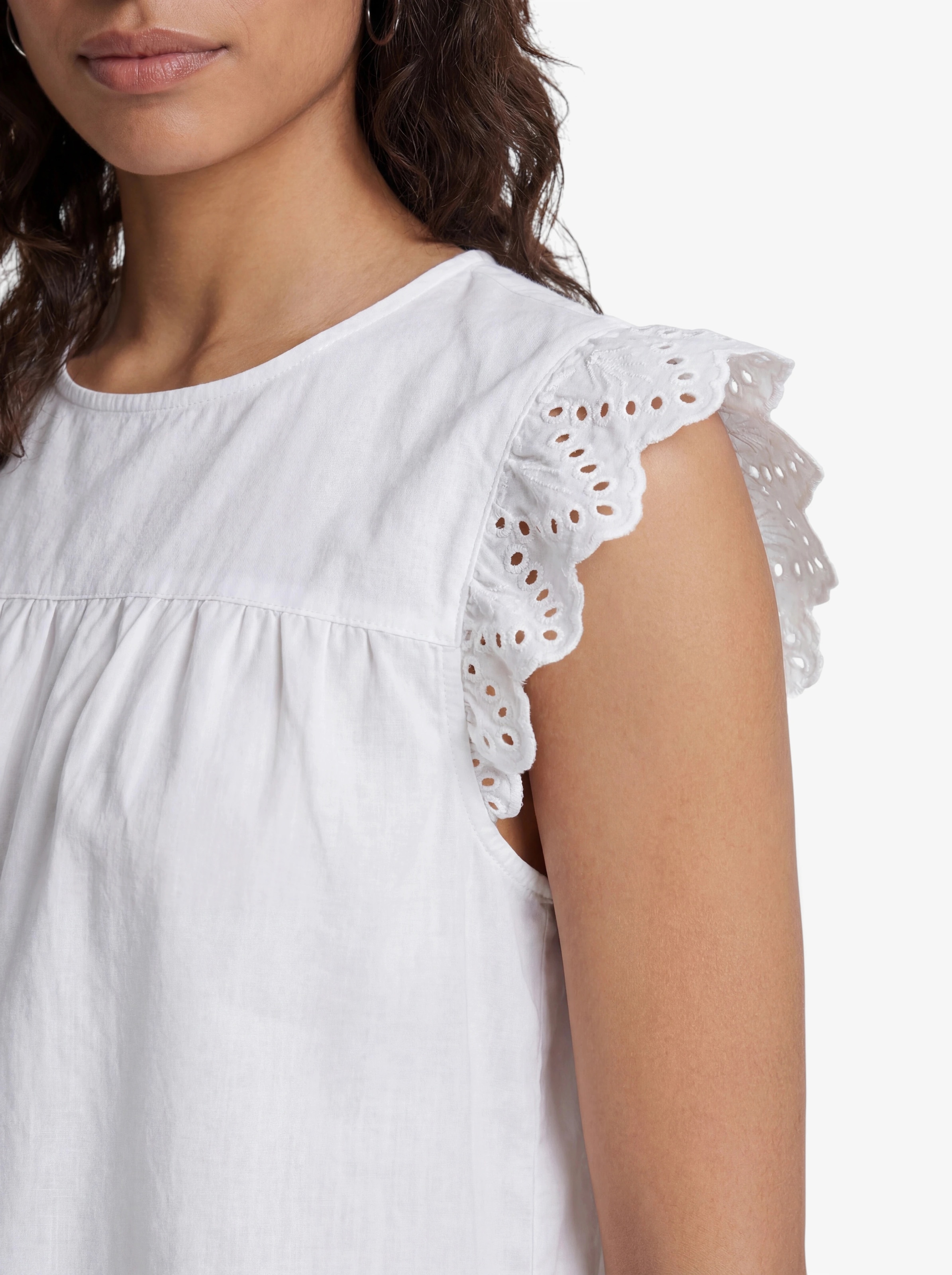 ONLY Bluse 'ONLTULUM' in Weiß