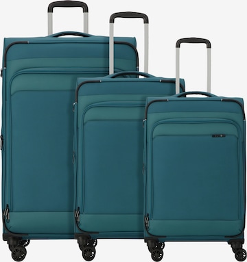 Ensemble de bagages 'Travel Line' D&N en vert : devant