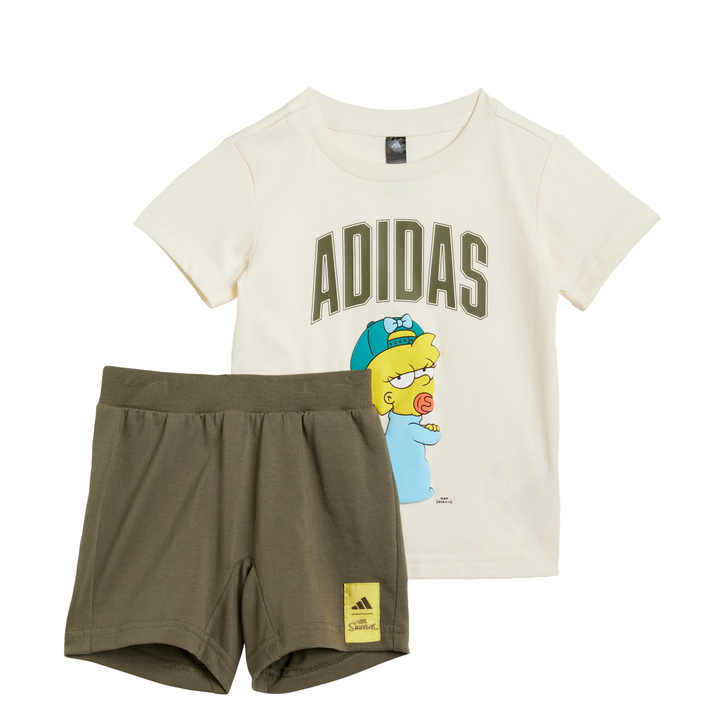 ADIDAS SPORTSWEAR - Ropa deportiva 'The Simpsons' en blanco: frente