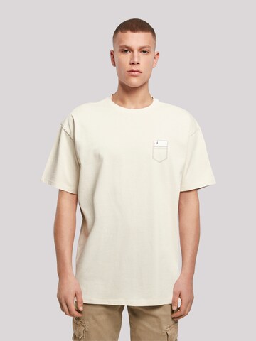 F4NT4STIC T-Shirt 'Poker ' in Beige: predná strana