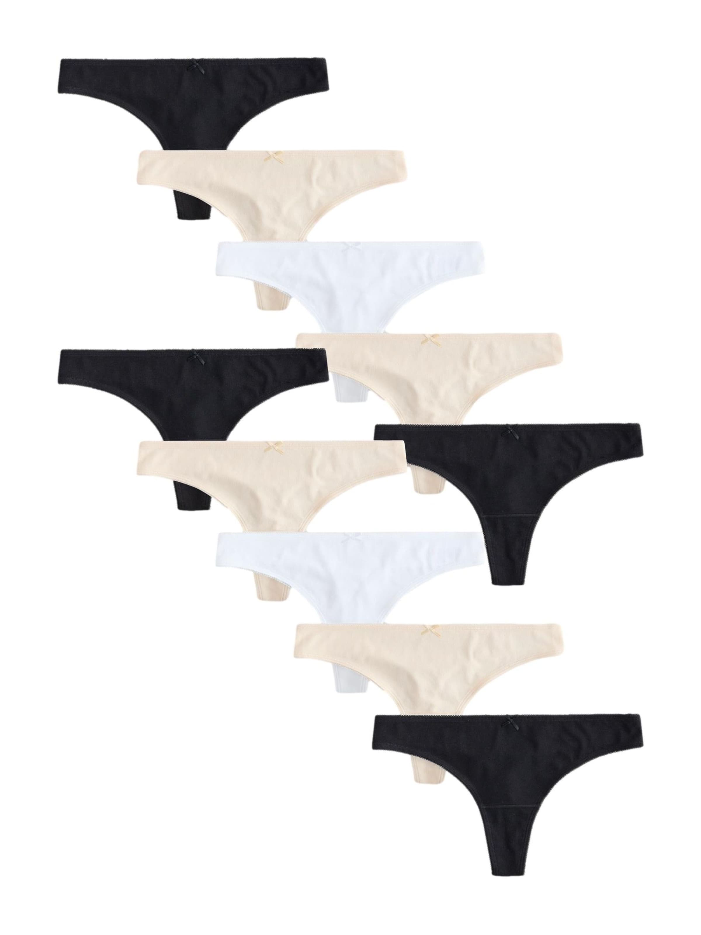 Next Thong in Beige: front
