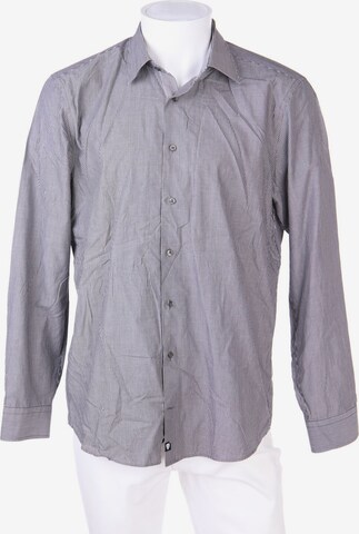 STRELLSON Button Up Shirt in L in Grey: front